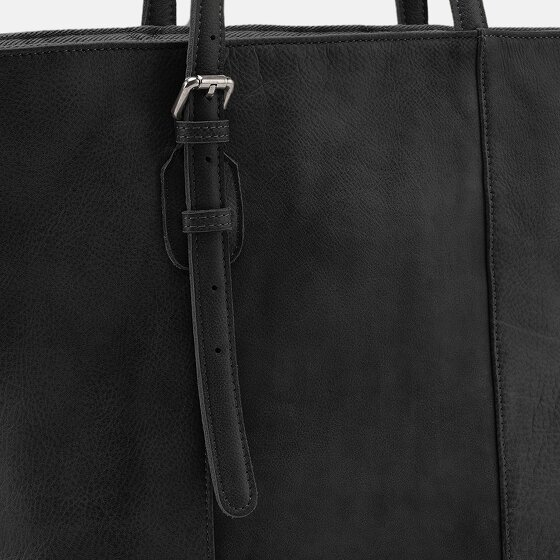 FredsBruder Dwustronna skórzana shopperka 37 cm