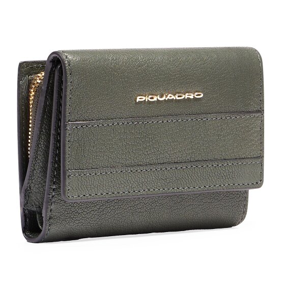 Piquadro Patricia Portfel Ochrona RFID Skórzany 9 cm