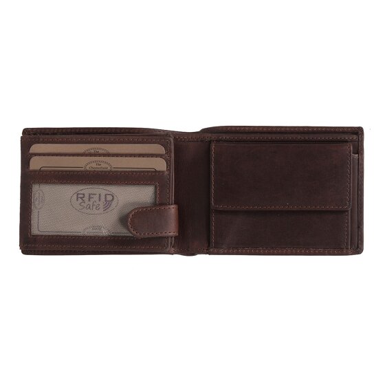 The Chesterfield Brand Marvin Portfel Ochrona RFID Skórzany 10 cm