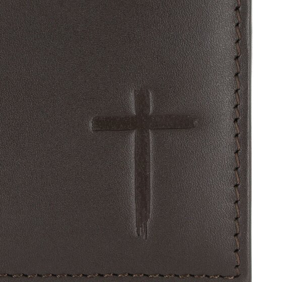 oxmox Leather Portfel Ochrona RFID Skóra 11 cm