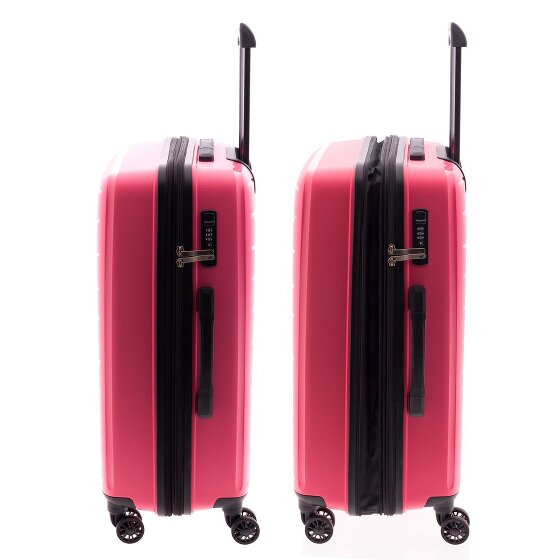 Gladiator 1700 4 kółka Walizka 68 cm z plisą rozprężną