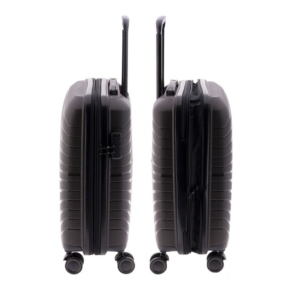 Gladiator 3400 4 kółka Walizka kabinowy 55 cm z plisą rozprężną