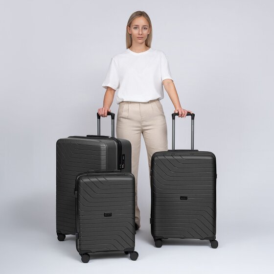Redolz Essentials 05 3-SET 4 kółka Zestaw walizek 3-części