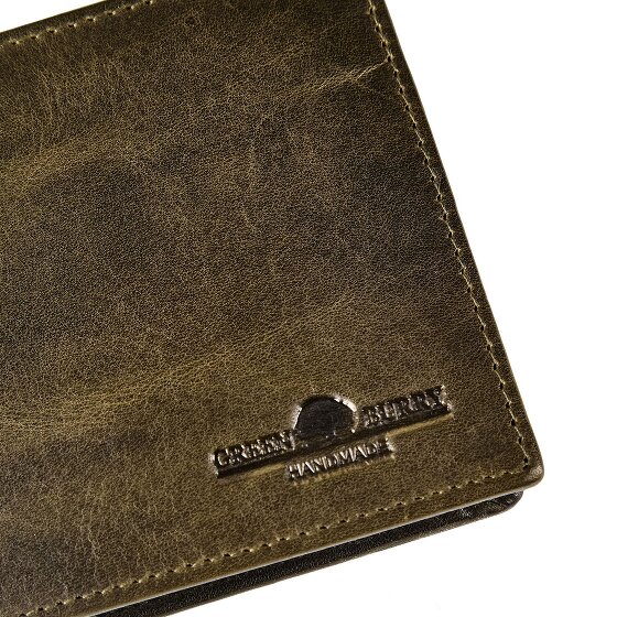 Greenburry Newport Portfel Ochrona RFID Skórzany 11 cm