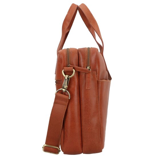 Burkely Vintage Jesse Briefcase Leather 42 cm Komora na laptopa