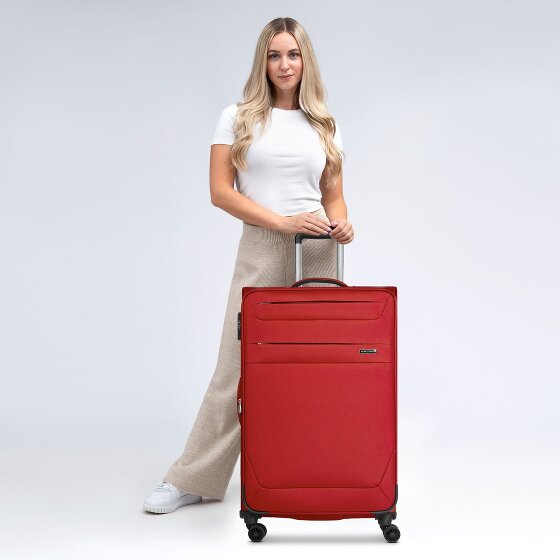 Worldpack Chicago 4 kółka Walizka L 78 cm z plisą rozprężną