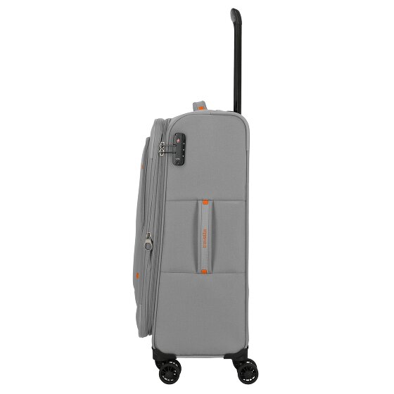 Travelite Umbria 4 kółka Walizka M 67 cm z plisą rozprężną