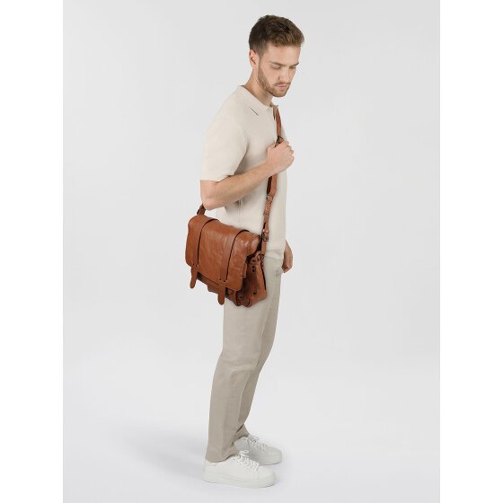 aunts & uncles Grandma's Luxury Club Briefcase Messenger Skóra 34 cm Komora na laptopa