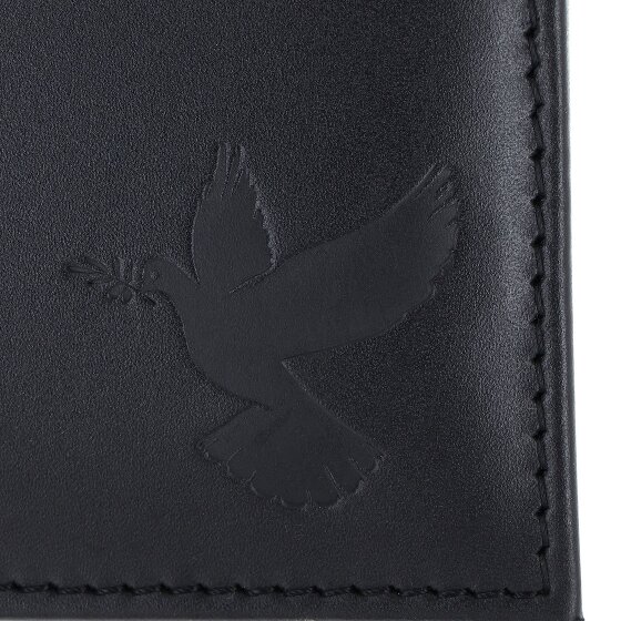 oxmox Leather Portfel Ochrona RFID Skóra 11 cm