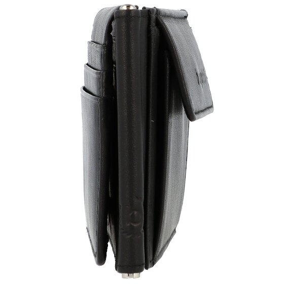 bugatti Primo Portfel skórzany 11 cm z klipsem na pieniądze