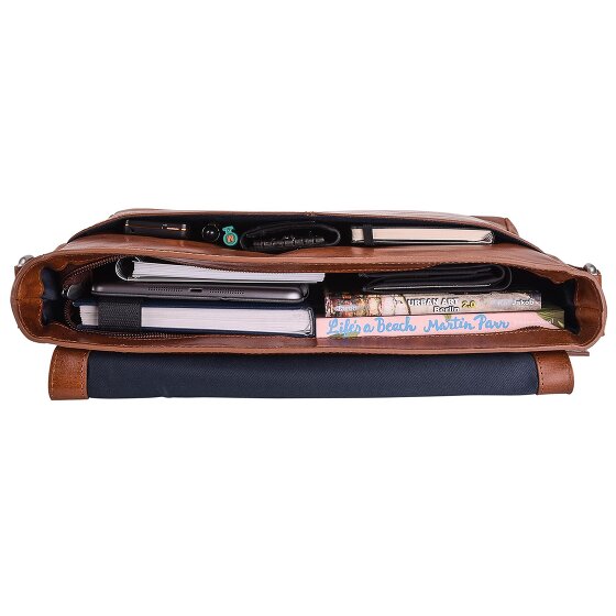 Leonhard Heyden Cambridge Messenger Leather 32 cm przegroda na laptopa