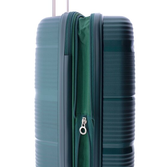 Gladiator 0800 4 kółka Walizka 55 cm z plisą rozprężną