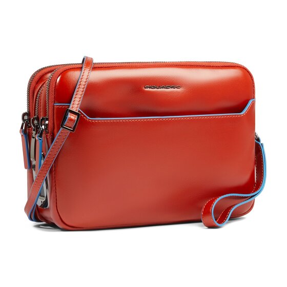 Piquadro Blue Square Torba na ramię Skórzany 23 cm