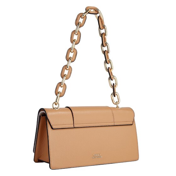 Tommy Hilfiger Turnlock Torba na ramię Skórzany 28 cm