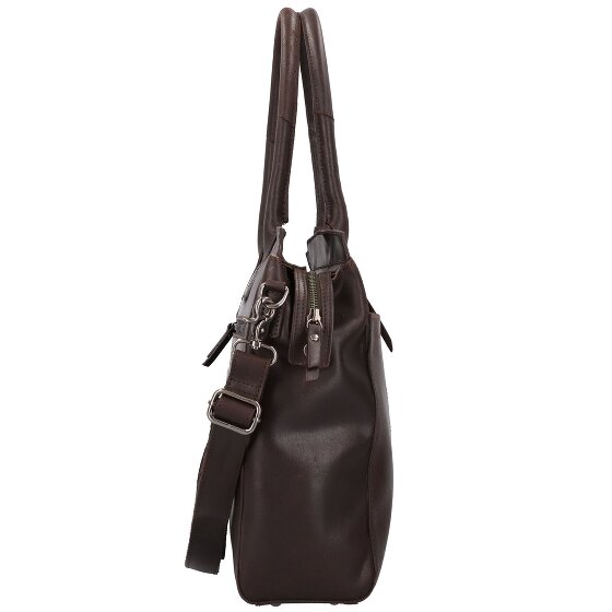 Burkely Skórzana torba na ramię Vintage Doris 39 cm z przegrodą na laptopa