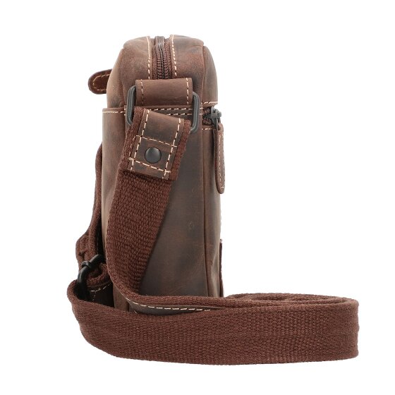 Jack Kinsky Baltimore 1 Skórzana torba na ramię 14 cm