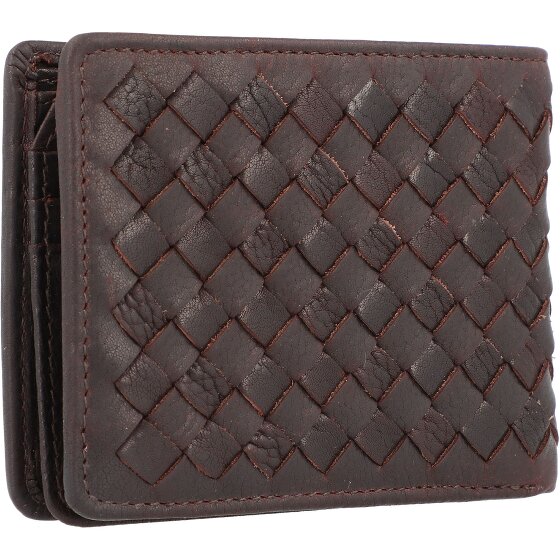 bugatti Tkany portfel skórzany 11 cm