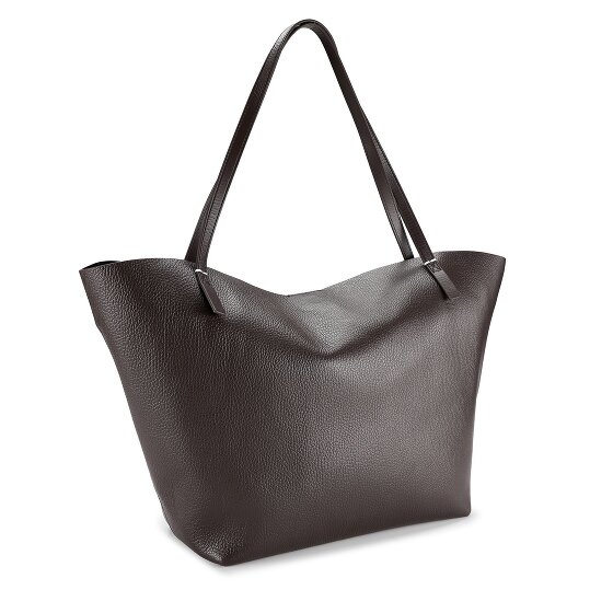 Patrizia Pepe Shopper Bag Skórzany 30 cm