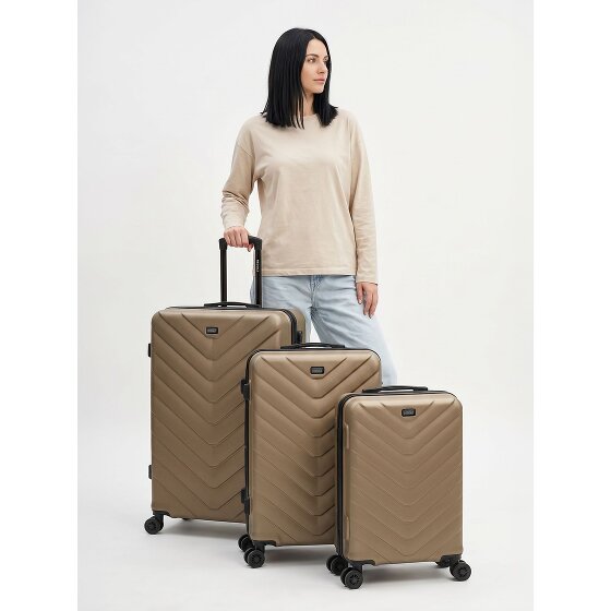 Redolz Essentials 07 3-SET 4 kółka Zestaw walizek 3-części