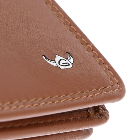 Golden Head Polo Portfel Ochrona RFID Skóra 12.5 cm