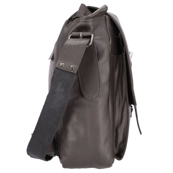 Pride and Soul Skórzana torba kurierska Neo z przegrodą na laptopa 33 cm