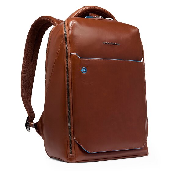 Piquadro Blue Square Plecak Ochrona RFID Skórzany 39 cm Komora na laptopa