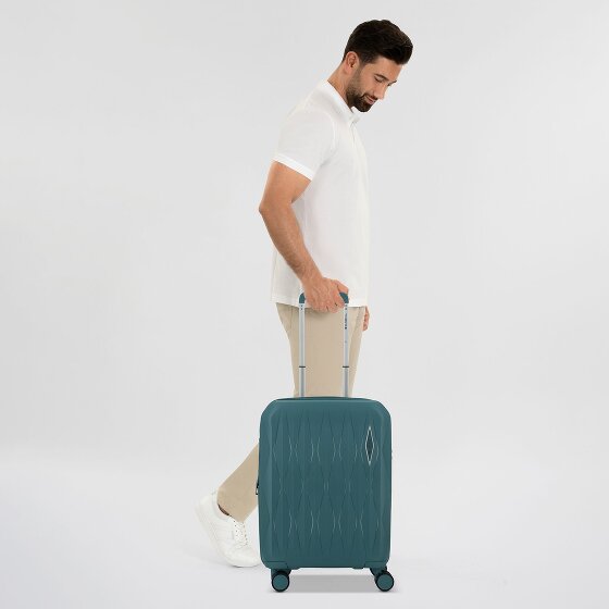 Gabol Infinity 4 kółka Walizka kabinowy 55 cm z plisą rozprężną