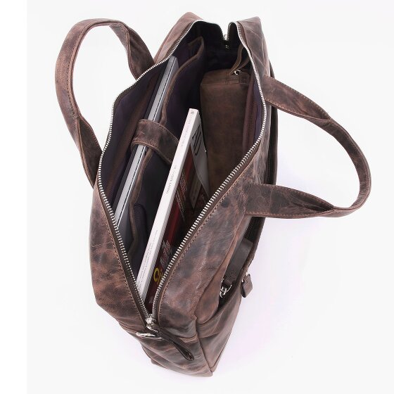 Pride and Soul Raily Teczka Skórzany 41 cm Komora na laptopa