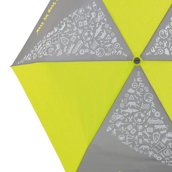 Step by Step Kieszonkowy parasol dziecięcy 22 cm z elementami odblaskowymi