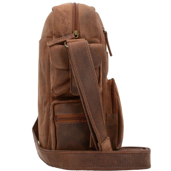 Greenland Nature Montenegro torba na ramię skórzana 33 cm przegroda na laptopa