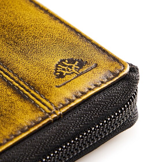 Greenburry Destressed Portfel Ochrona RFID Skórzany 10.5 cm