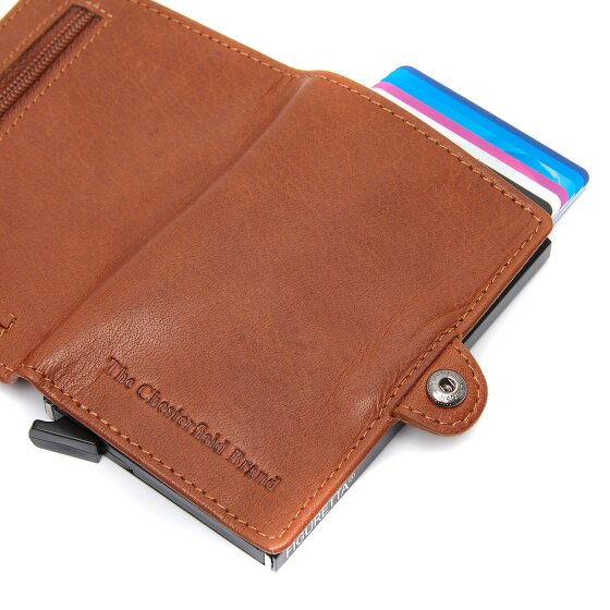 The Chesterfield Brand Baldwin Etui na karty kredytowe Ochrona RFID Skórzany 6.5 cm
