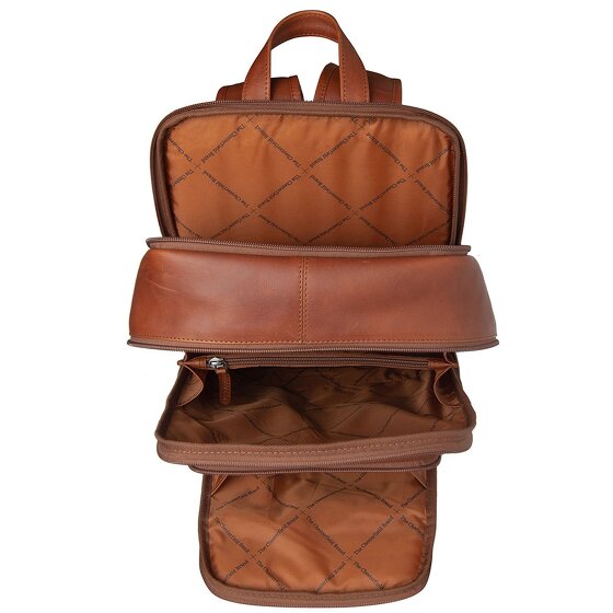 The Chesterfield Brand Wax Pull Up Plecak biznesowy Skórzany 39 cm Komora na laptopa