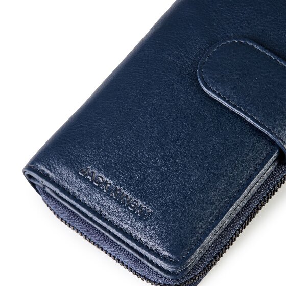 Jack Kinsky Livorno 1026 Portfel Ochrona RFID Skórzany 9.5 cm