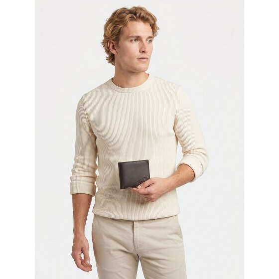 oxmox Leather Portfel Ochrona RFID Skóra 10 cm