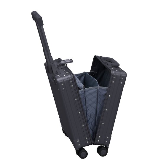 Aleon Aluminiowa walizka kabinowa na 4 kółkach, 50 cm, z przegrodą na laptopa