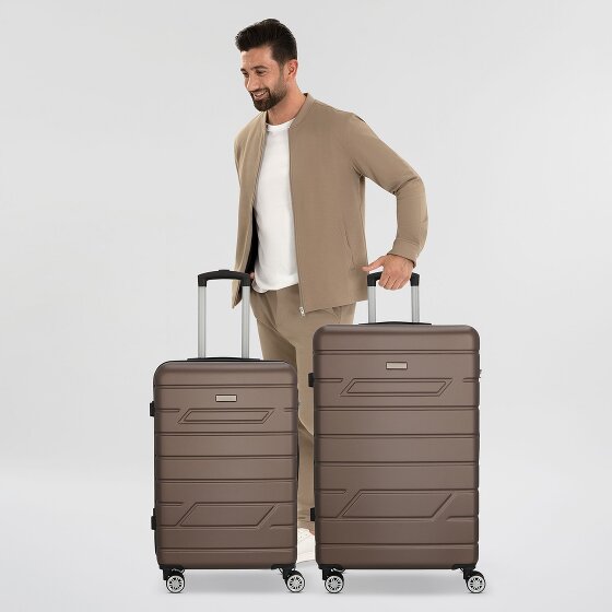 Nowi Bergamo 4 kółka Zestaw walizek 2-części