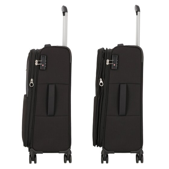 American Tourister Star Max 4 kółka Zestaw walizek 3-części z plisą rozprężną