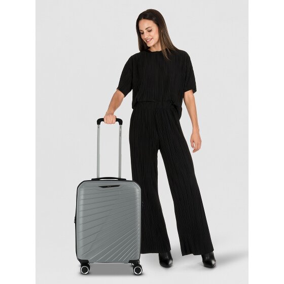 Benzi 5808 4 kółka Walizka kabinowy 55 cm z plisą rozprężną