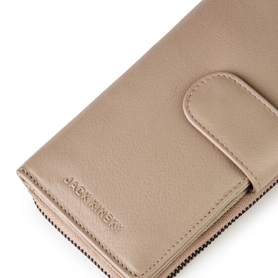 Jack Kinsky Livorno 1026 Portfel Ochrona RFID Skórzany 9.5 cm