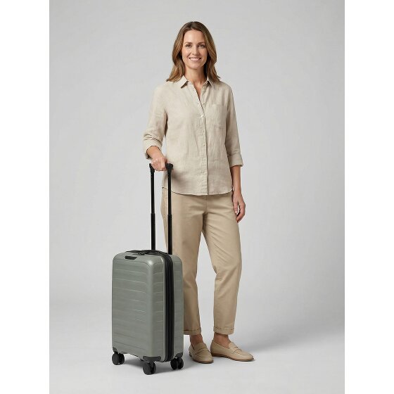 d&n Toronto 4 kółka Walizka kabinowy S 54 cm z plisą rozprężną