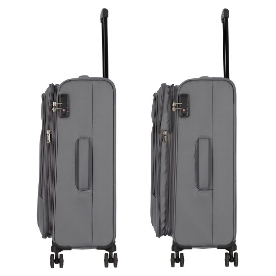 American Tourister Street Roll 4 kółka Zestaw walizek 3-części z funkcją poszerzenia