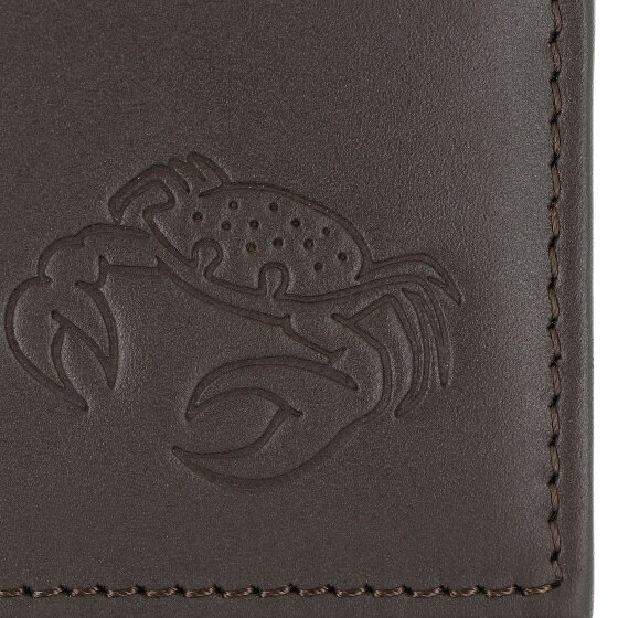 oxmox Leather Portfel Ochrona RFID Skóra 11 cm
