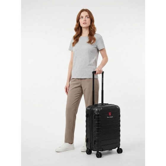 Tonino Lamborghini Milano 4 kółka Walizka kabinowa S 54 cm z funkcją poszerzenia