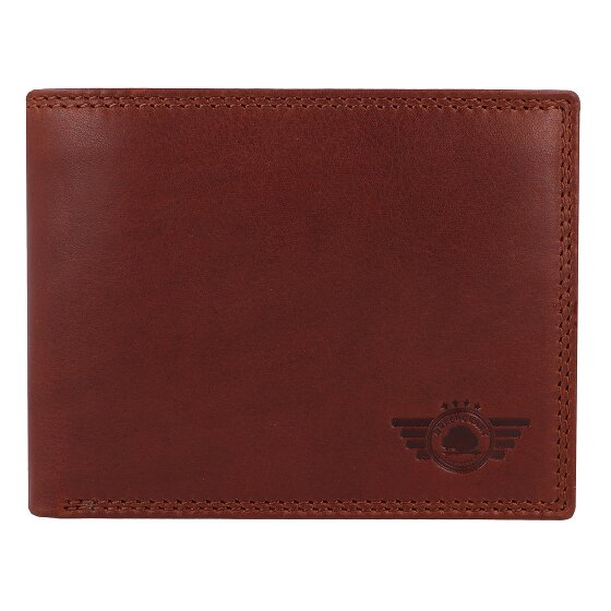 Greenburry Vintage Portfel Ochrona RFID Skórzany 12 cm