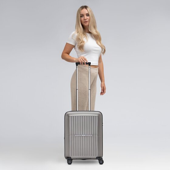 Pactastic Collection 01 4 kółka Walizka kabinowy S 55 cm z plisą rozprężną
