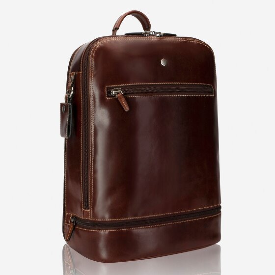 Jekyll & Hide Oxford Plecak Skórzany 45 cm Komora na laptopa