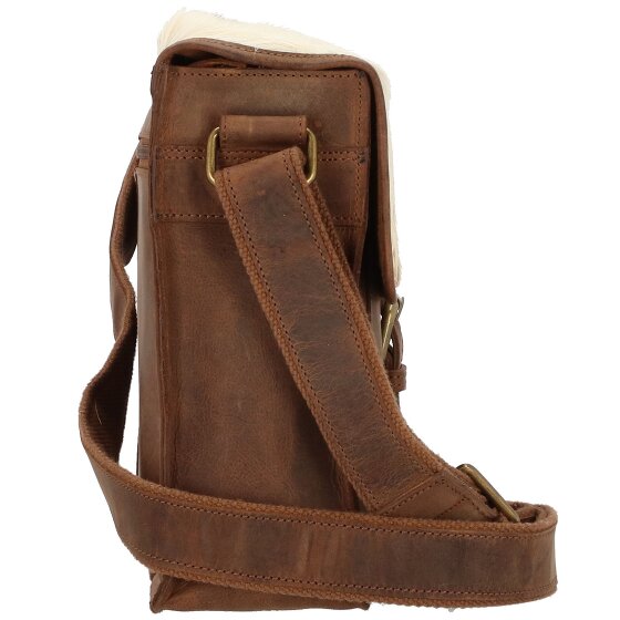 Greenland Nature Skóra naturalna kombinowana Torba na ramię 32 cm