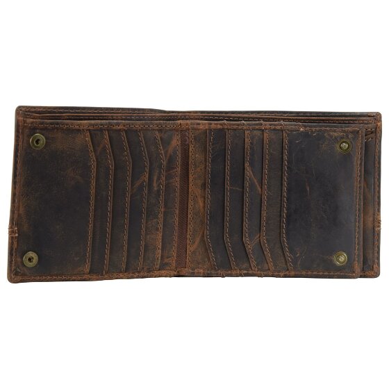 Greenland Nature Klasyczny portfel skórzany 12,5 cm