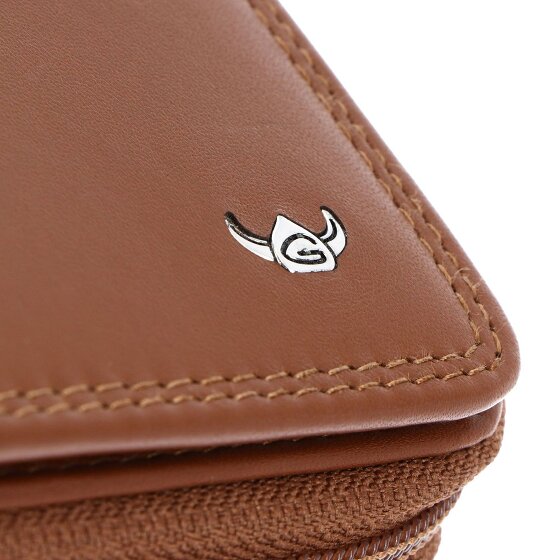 Golden Head Polo Portfel Ochrona RFID Skóra 11.5 cm